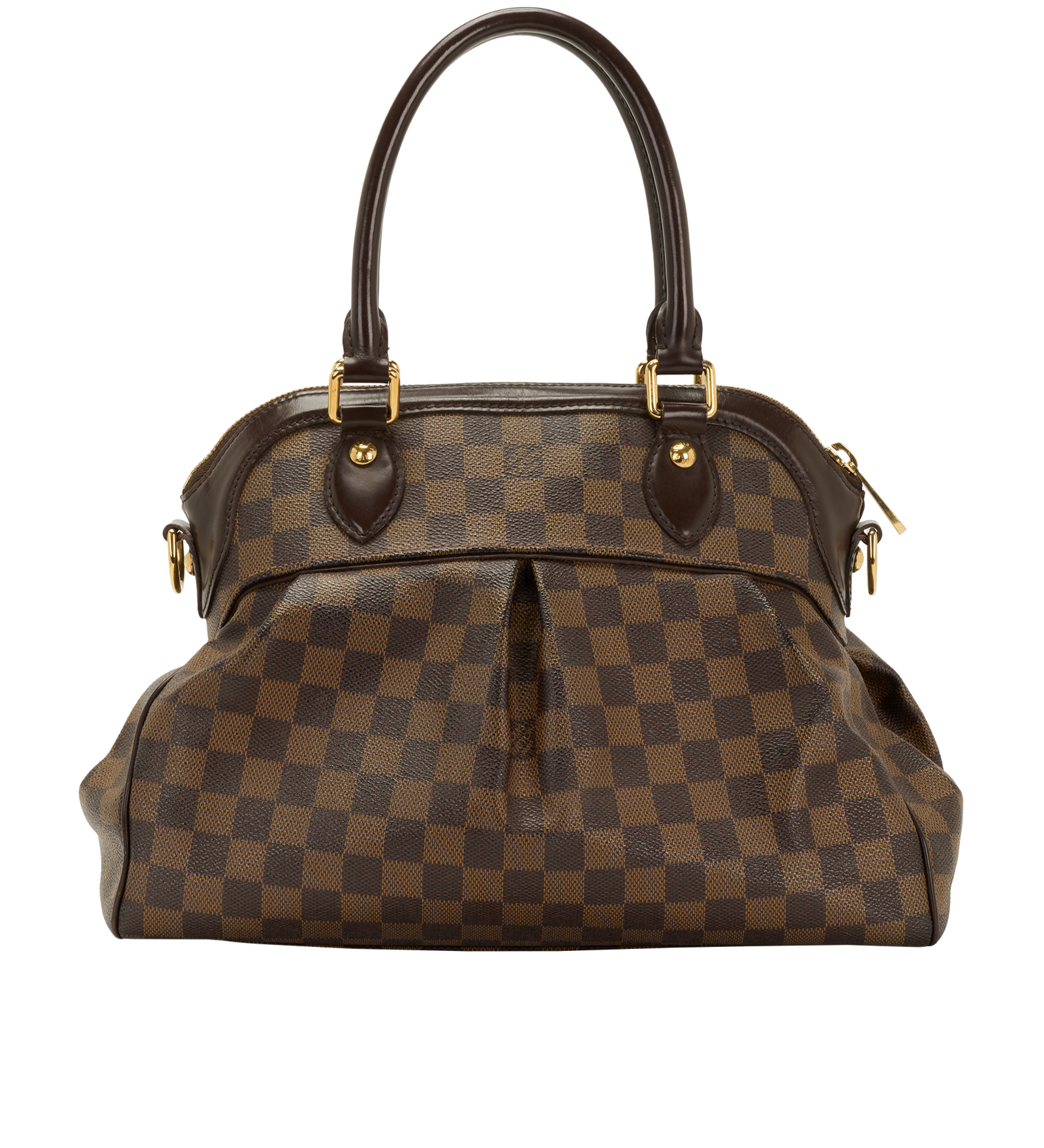 Trevi PM, &pound;695, Handbags, Brown, Canvas, Back view